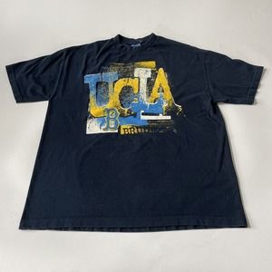 Vintage CHAMPS‎ T Shirt UCLA BRUINS Men's Large Blue Graphic Tee Y2K